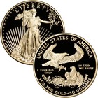 American Gold Eagle Coin Proof 1 Oz  50 - Pcgs Pr70 Random Date And Label
