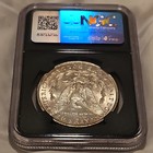1886 Morgan Silver Dollar Ngc Brilliant Uncirculated  1 Coin 0 9 Fineness