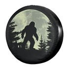 Full Moon Spare Tire Cover Dust-proof Wheel Tire Cover Fit Trailer  Rv  Suv 