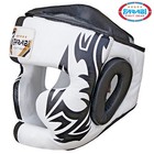 Farabi Real Leather Boxing Head Guard Mma Sparring Training Face Helmet Guard