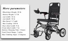 Foldable Electric Wheelchair Lightweight Portable Travel Mobility For Adults 12a