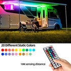 10m Rgb 5050 Waterproof Led Strip Light Smd 44 Key Remote 12v Us Power Full Kit