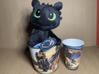 How To Train Your Dragon 2025 Httyd Popcorn Bucket   Cup   Toothless Plushie New