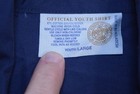 Cub Scout Blue Uniform Shirt Boys L Tiger Wolf Bear Wash Dc Ncac Viet Nam