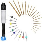 Micro Drill Bits Set With Pin Vise   Small Hand Drill - Pin Vise Professional