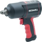 1 2  Twin Hammer Air Impact Wrench 1180 Ft lbs Torque With 14pc Sockets