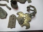 Antique Brass Bronze Lot Medieval     From Europe Bog Find As Pictured  3-dt-11