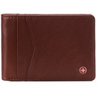 Alpine Swiss Mens Slimfold Wallet Rfid Safe Bifold Genuine Leather Id Window