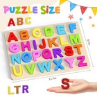 Zeoddler Wooden Alphabet Puzzle Abc Learning Toy For Toddlers