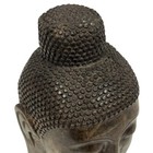 Early 20th Century Antique Chinese Carved Stone Buddha Head Sculpture