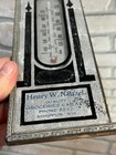 Vintage Neitzel Grocery   Meats Store Advertising Sign Thermometer Ashippun Wis 