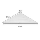 Bathroom Shelf Corner Shower Shelf No Drilling 304 Stainless Steel Corner  