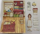 Ginghams Paper Dolls Cut   Uncut Katie Sarah Carrie Becky Farm Store Seashore