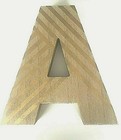 Decorative Wooden Letter A For Hanging As Wall Accent Or Kid Bedroom Large