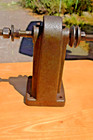 Vintage Craftsman Grinder Buffer Arbor Bench Mount Belt Drive - Great Shape