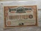 Beech Creek Railroad Stock Certificate Locomotive Vignette  Nyc hr