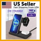 Wireless Charging Station 3 In 1 For Apple Watch Air Pods Iphone 16 15 14 13 12