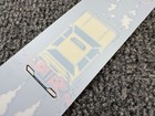 Williams Taxi Pinball Machine Playfield Plastic Ramp Decals Pair Original Nos