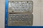 New York Ny License Plate Pair Set 1973-1986  773 Ccz