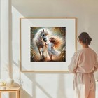Diaday Diamond Art Kits For Adults Horse  5d 12 Inches X 12 Inches  Horse