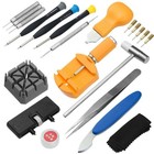 Watch Repair Tool Kit Link Pin Remover Case Opener Spring Bar Screwdriver Set