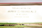 Vintage Chanel No 5 Arpege 14k Gold Filigree Perfumed Ballpoint Pen Set In Box