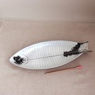 Lagardo Tackett Kenji Fujita Fish Platter Studio Pottery Sgraffito Bowl Mcm Vtg