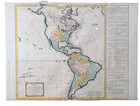 1812 Delamarche Antique Map North America Indes Occidentales Captain Cook