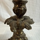 Vtg Set Of Brass Ornate Taper Candlesticks Holder- Hollywood Regency Style Decor