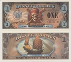 Disney Dollar Bundle Of 10 Notes  