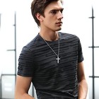 Solid 925 Sterling Silver Infinity Cross Necklace For Women Man -18 