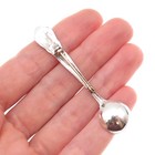 Easterling 925 Sterling Silver Antique 1944 American Classic Spoon Pin Brooch