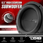Ds18 Zxi6 4d Zxi Car Audio Subwoofer 6 5  High Excursion 600w Watts Dvc 4-ohm 4