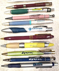 Lot 15 Heavy Metal Drug Rep Pens Pharmaceutical Pharma Medical Collectible