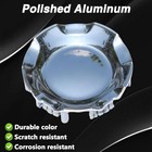 Polished Aluminum Wheel Center Cap Compatible With Chevy Silverado Avalanche 1