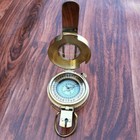 Handmade Brass Vintage British Prismatic Compass Working Pocket Military Compass