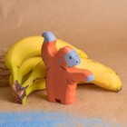 Wooden Toy Jungle Animal Toy Figurines Monkey Handmade Unique Children Kids Gift