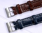 Breitling Leather Strap     20mm 22mm 24mm     Black  Blue  Brown     Stainless Steel