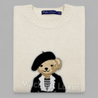 Polo Ralph Lauren Women   s Large Polo Bear Cotton Sweater