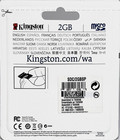 Kingston 2gb Microsd Storage Card For Smart Device  Drone  Camera  Gaming - New 