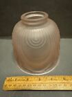 Light Pink Art Deco Swag Glass Lamp Shade Vintage 2  Fitter