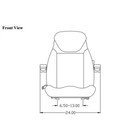 Seat Assembly Fits Case Wheel Loader 621 621b 721 721b 821 821b 921 921b W4 W5