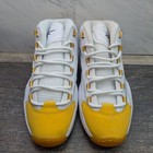 Reebok Question Mid Allen Iverson White Yellow Toe Lakers Pe Men s Size 8 5