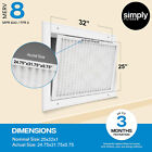 Simply Filters 25x32x1 Merv 8  Mpr 600  Ac Furnace Hvac Air Filter