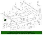 Genuine Mercedes-benz Roof Luggage Carrier Cross Rail Bracket 463-646-12-00