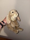 Vintage Toys R Us Animal Alley Weighted Bunny Rabbit Stuffed Plush Tan Browm