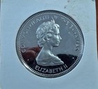 Bahamas - 1973 Silver 10 Dollars - Independence - 50mm - Lightly Toned Proof