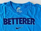 Nike Roger Federer Rf Fall 2014 Betterer Tennis T-shirt M Blue 619003-406 Rare