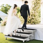 8 16 24  H Folding Stage Step Portable Step Assembled Modular Non-slip W  Riser
