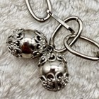 Vintage Chain Belt Silver Tone Ball Dangles 36 